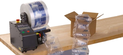 Special equipment to protect your product in an ecological way. Ideal for filling cardboard boxes on a production line. Includes equipment on loan.