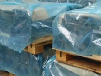 We offer you Kraft paper, plastic bags, plastic films and desiccant envelopes with special anti-corrosion protection.