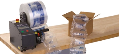 Special equipment to protect your product in an ecological way. Ideal for filling cardboard boxes on a production line. Includes equipment on loan.
