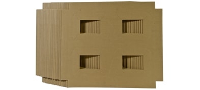 We solve your need for die-cut cardboard parts for different applications.